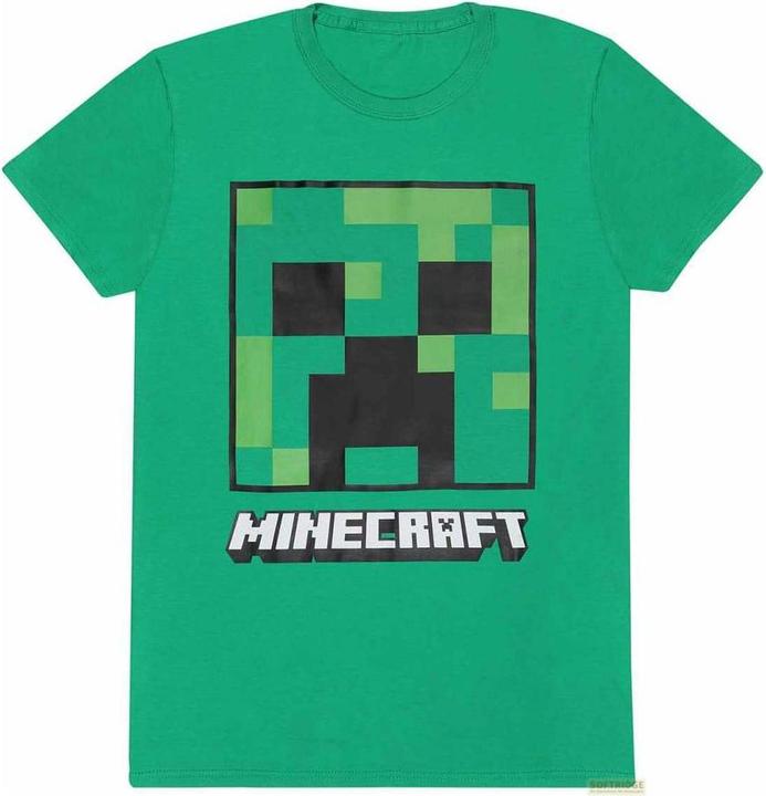 Heroes Inc Minecraft T-Shirt Creeper Face Grösse M (M)