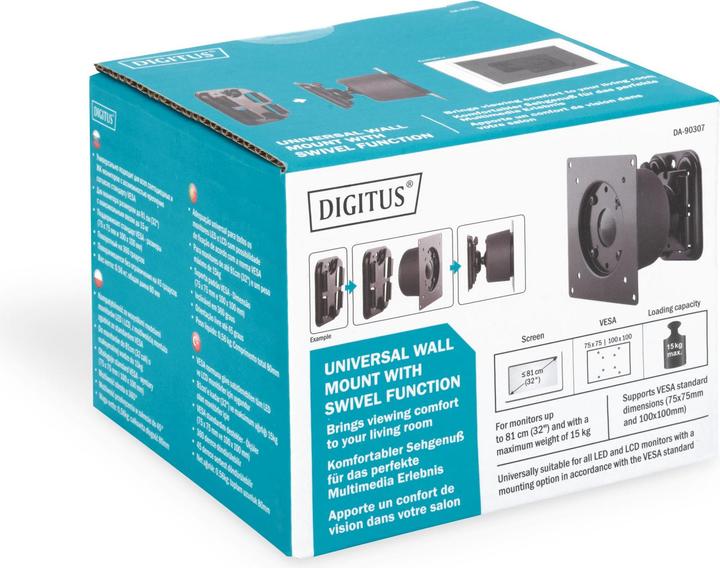 Actual product image Digitus Wall Mount (Wall, 27")
