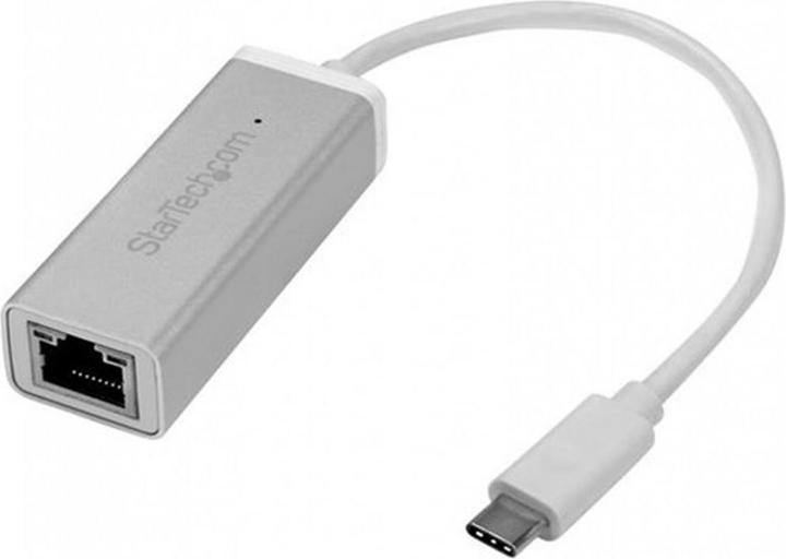 Produktbild StarTech USB-C To Gbe Adapter - Silver (USB-C, RJ45 (1x))