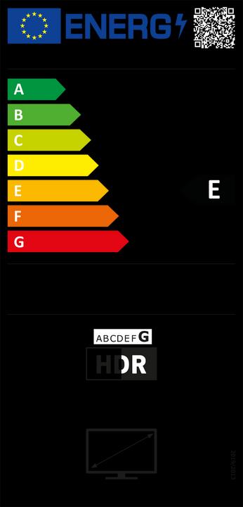 Energy Label Telefunken XF40AN750M (100 cm (40 inch), black, FullHD, triple tuner, SmartTV, Android operating system) (40", LED, Full HD, 2023)