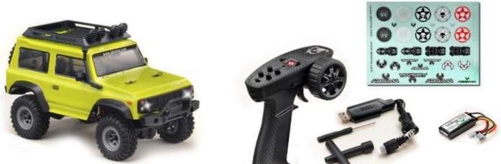 Actual product image Absima 1:24 Micro Crawler Jimny Yellow RTR (RTR Ready-to-Run)