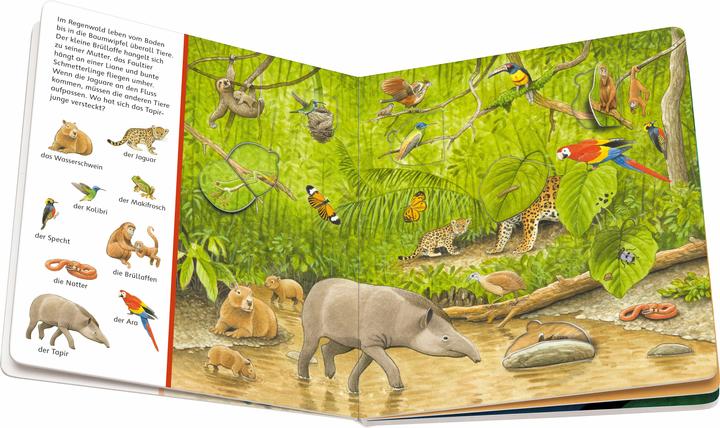 Immagine prodotto Ravensburger Il mio libro di oggetti nascosti da cercare: Gli animali e i loro figli (Tedesco)