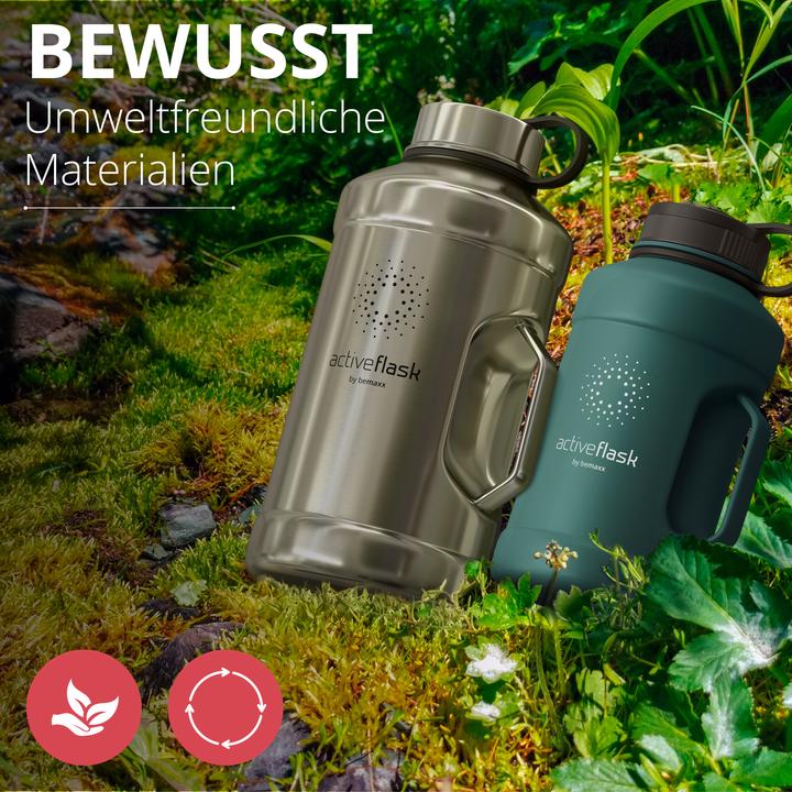 Produktbild BeMaxx Active Flask Trinkflasche, Single-Wall, 2200ml (2.20 l)