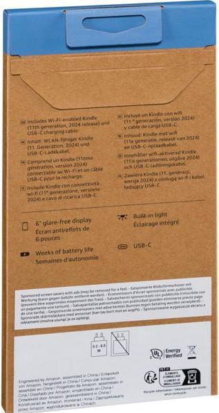 Image du produit Amazon Kindle 2024 (6", 16 Go, Noir)