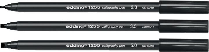 Actual product image Edding Fibre pen 1255 calligraphy pen 5.0 (Black, 1 x)