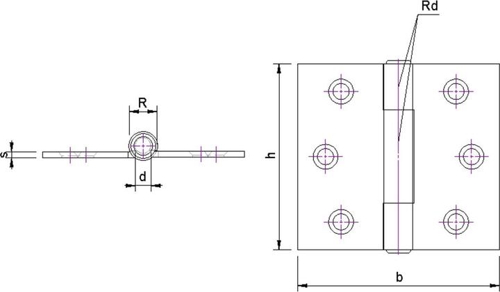 Produktbild Charmag Scharnier