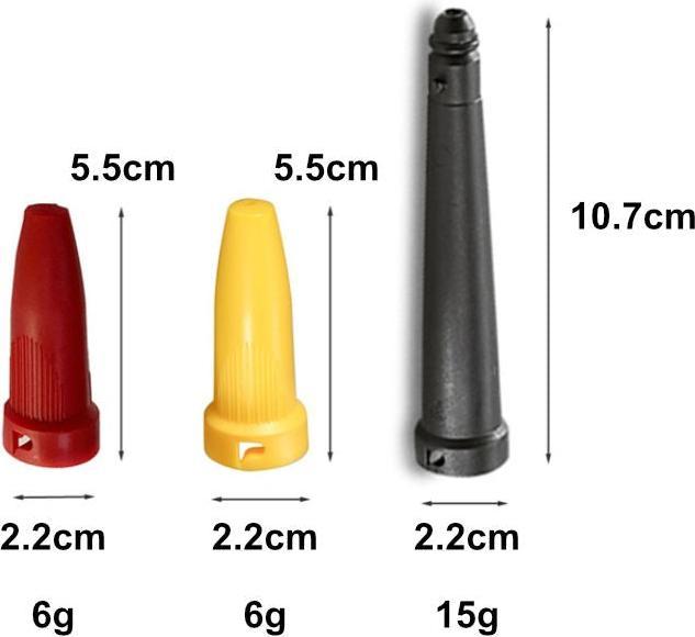Actual product image Hermex 3-piece alternative power nozzle set for Kärcher steam cleaner SC1/SC2/SC3/SC4/SC5/SC7