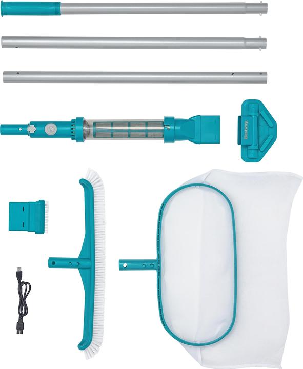 Actual product image Bestway AquaSurge Pool Maintenance Kit with Vacuum and Skimmer