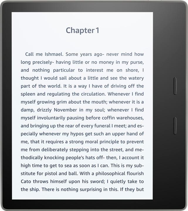 Actual product image Amazon Kindle Oasis Special Offer (2017) (7", 8 GB, Graphite, Aluminium)
