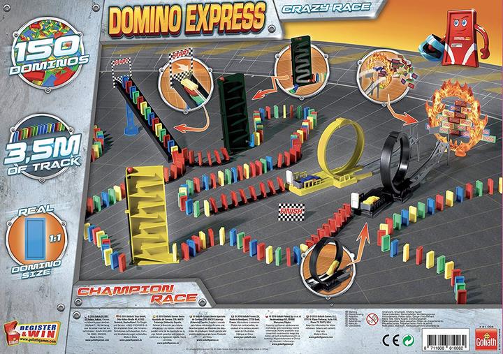 Productafbeelding Goliath Toys Domino Express Crazy Race (Duits, Engels, Frans)