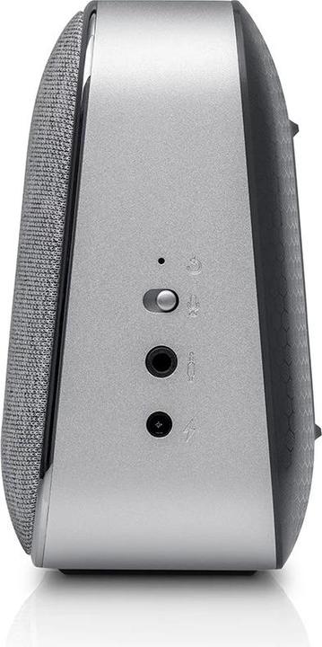 Actual product image Teufel MOTIV GO VOICE Wi-Fi Bluetooth Speaker wireless silver white