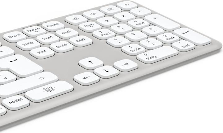Immagine prodotto Hama Tastiera multi-dispositivo WK-550 wireless e Bluetooth WS QWERTZ (DE, Senza fili)