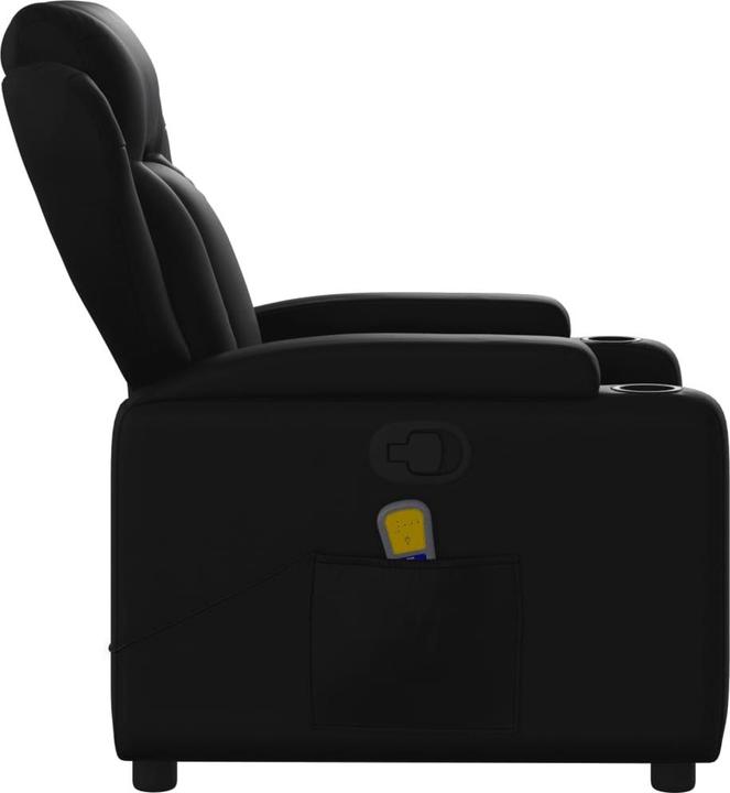 Immagine prodotto VidaXL Sedia da massaggio in similpelle nera,Colore: Nero, Materiale