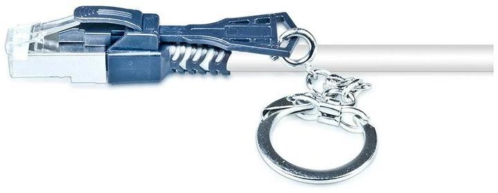 Actual product image Wirewin Patch cord Securelock Cat.6A, 30cm Grey (S/FTP, CAT6a, 0.30 m)