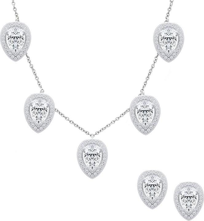 Actual product image Candy Pivio jewellery set, 925 Sterling silver (925 sterling silver)