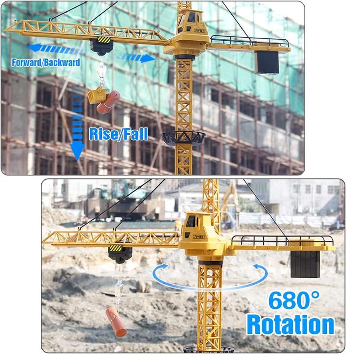 Actual product image Mini Tudou Remote-controlled tower crane