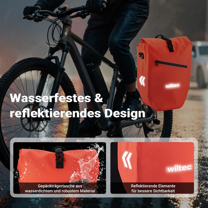 Produktbild Wiltec Gepäckträgertasche (28 l, Gepäckträgertasche)