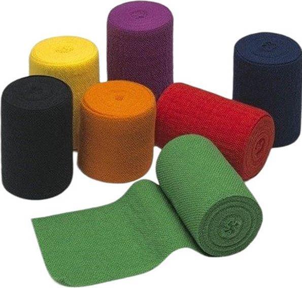 Wero Swiss Elasticolor Elastische Binde 5mx4cm rot