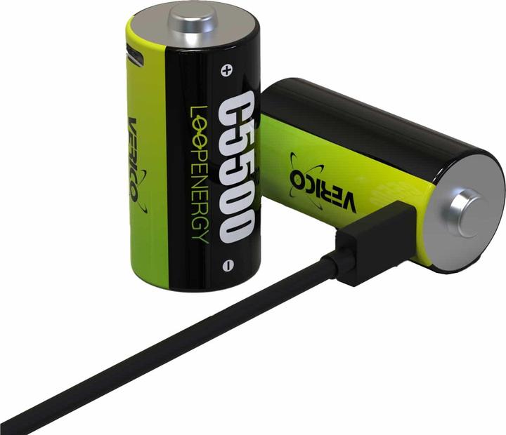 Actual product image Verico LoopEnergy Baby C 1,5V (2 pcs., C, 3700 mAh)