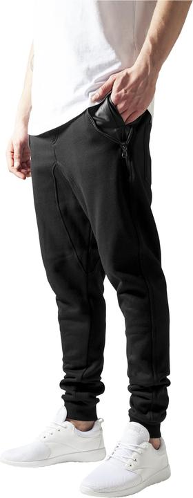 Immagine prodotto Urban Classics Pantaloni da ginnastica tascabile con zip laterale in pelle (S)