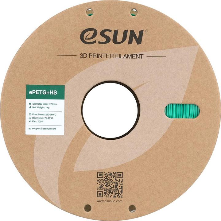 Image du produit eSUN EPETG+HS 1,75mm SOLID GREEN 1kg (PETG, 1.75 mm, 1000 g, Vert)