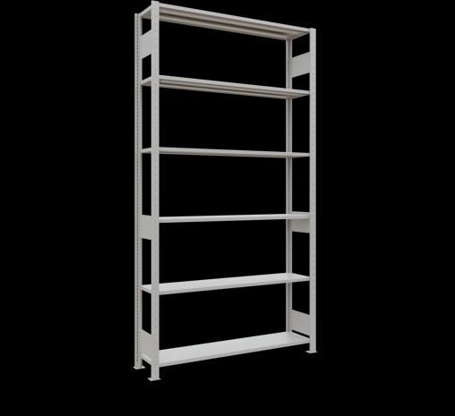 Image du produit Schulte Lagertechnik Système d'étagères de base MULTIplus150 sans boulons avec longerons.