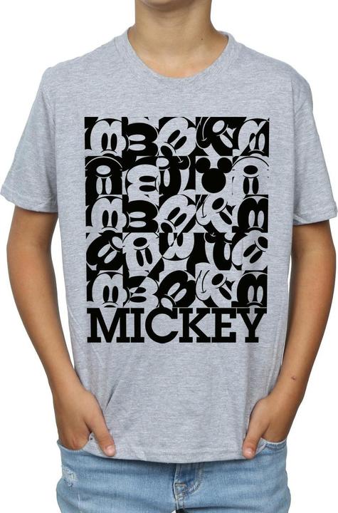 Actual product image Disney Boys Mickey Mouse Grid T-Shirt (116)