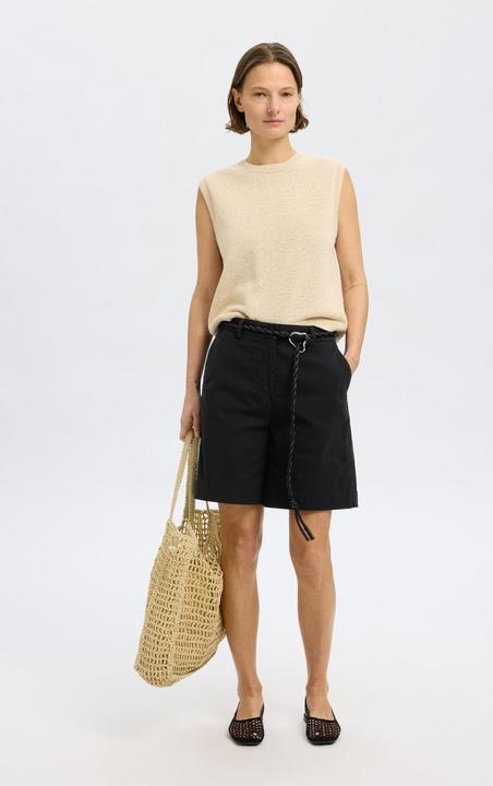 Actual product image Selected Femme Wide Fit Højtaljede shorts (34)