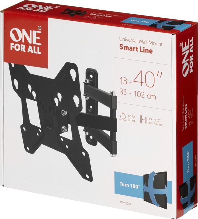 Produktbild One for All Smart WM2251 (Wand, 43", 30 kg)