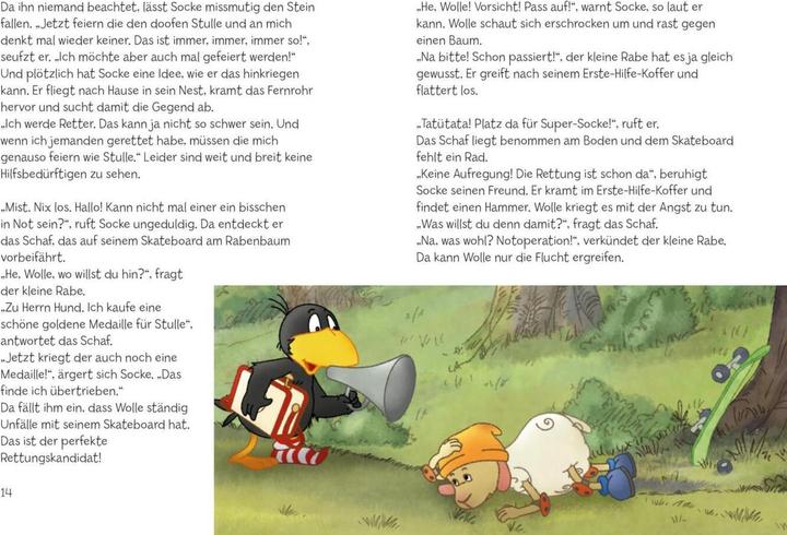 Produktbild Der kleine Rabe Socke: Rette sich, wer kann! (Deutsch, Nele Moost, 2023)
