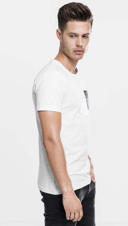 Actual product image Urban Classics Synthetic Leather Pocket Tee (S)