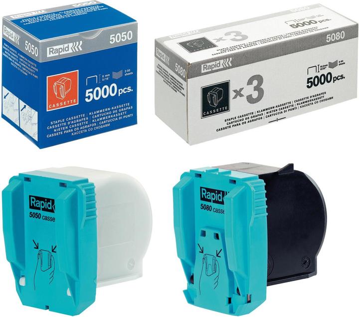 Produktbild Rapid Heftklammer-Kassette 5M für 5050e (15000 x)