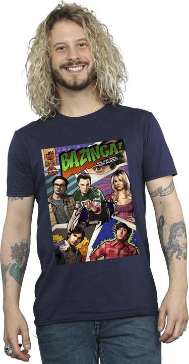 Image du produit Dam Mens Bazinga Cover T-Shirt (4XL)