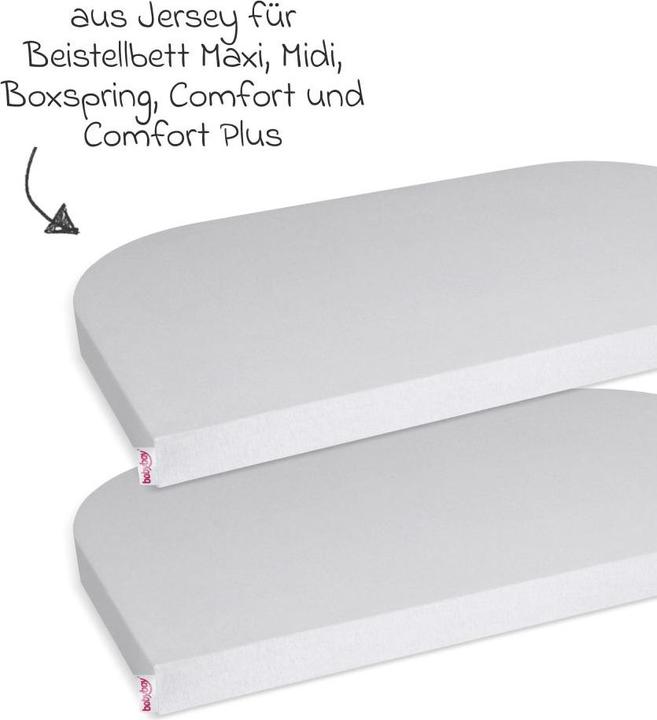 Produktbild Babybay Spannbettlaken Spannbetttuch 2er Pack Deluxe aus Jersey für