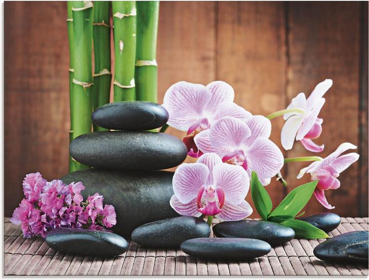 Produktbild Artland Spa Konzept Zen Steinen Orchideen T5OO (60 x 45 cm)