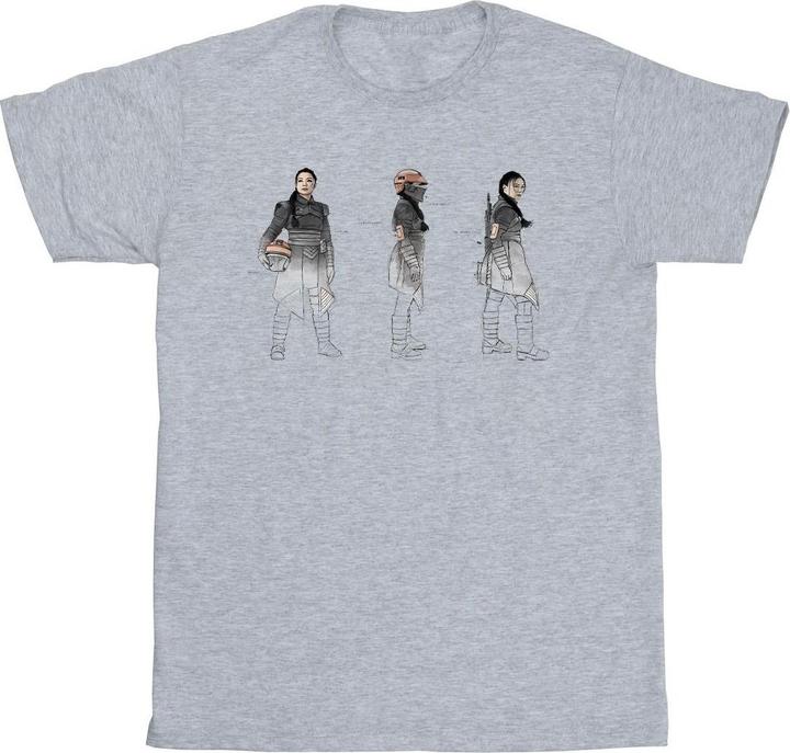 Actual product image Star Wars Mens The Book Of Boba Fett Fennec Painted Concept T-Shirt (XL)
