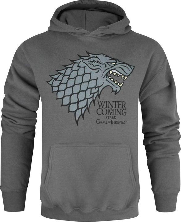 Image du produit Game of Thrones Sweat à capuche unisexe officiel pour adultes Stark Winter Is Coming (S)