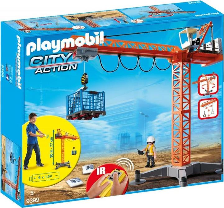 Produktbild Playmobil Baukran mit Zubehör (9399)