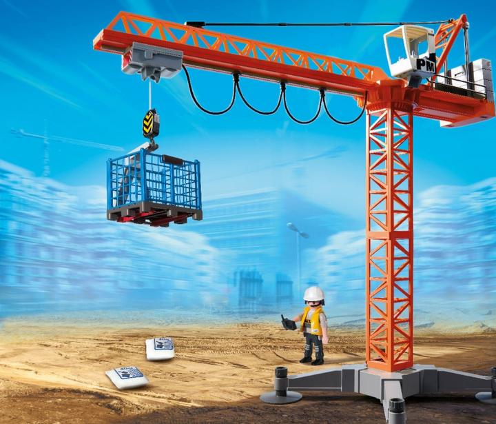 Produktbild Playmobil Baukran mit Zubehör (9399)