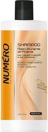 Numero Restructuring Shampoo With Oats restrukturyzujący szampon z owsem 1000ml (1000 ml, Flüssiges Shampoo)