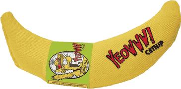 Produktbild Yeowww Banane 18cm mit Katzenminze gefüllt (Katzenminzespielzeug)