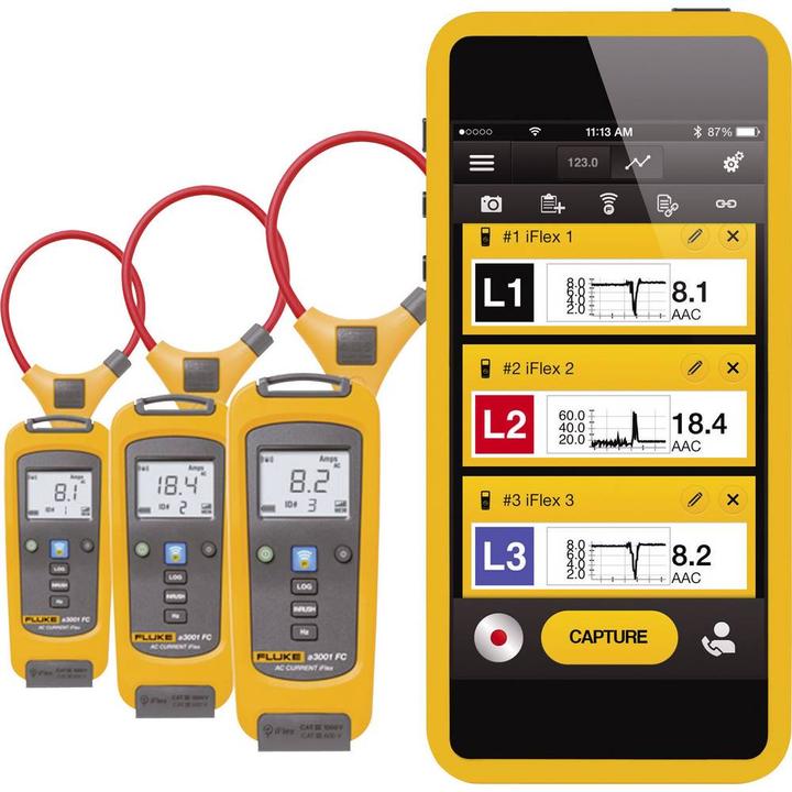 Actual product image Fluke Current clamp (CAT III 300V)