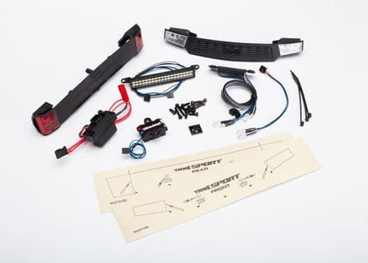 Produktbild Traxxas LED Licht-Kit kpl. mit Powersupply (Headlights, Tail light &