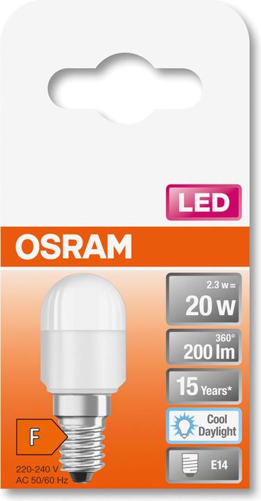 Actual product image Osram Special T26 (E14, 2.30 W, 200 lm, 1 x, F)