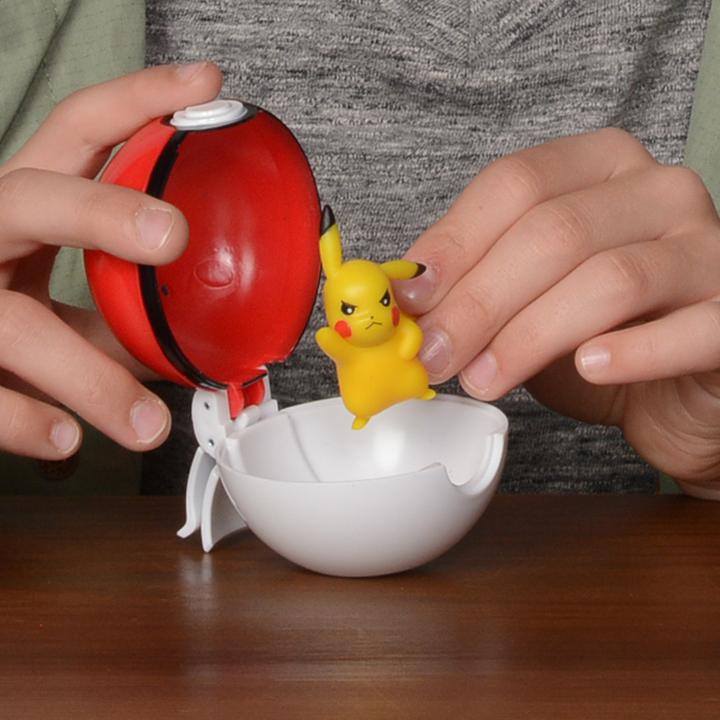 Actual product image Bandai Pokeball With 5 cm Pokemon Figure