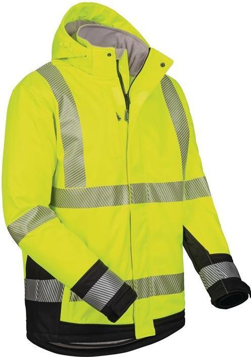Actual product image Elysee High-visibility softshell jacket Melvin size L yellow/black (L)