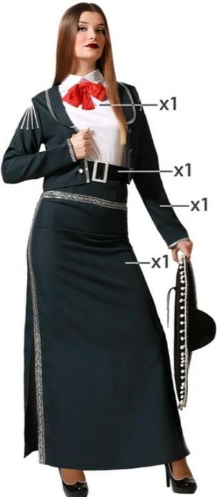 Actual product image Carnival Toys Ladies mariachi costume (XXL)