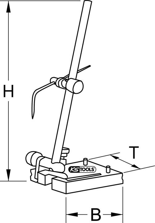 Actual product image KS Tools Mechanic height ripper