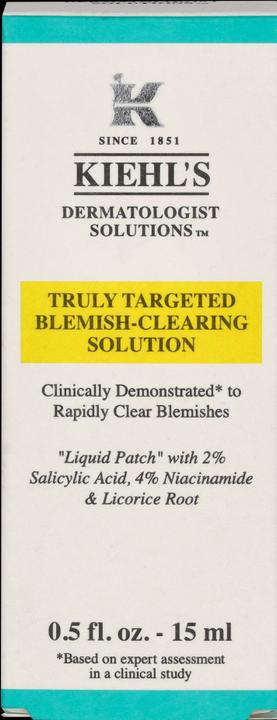Energy Label Kiehl's Acne Clearing Solution 15 ml (Cleaning cloths, 15 ml)