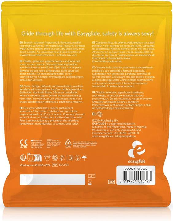 Productafbeelding EasyGlide Condooms met een smaakje (40 Pcs.)